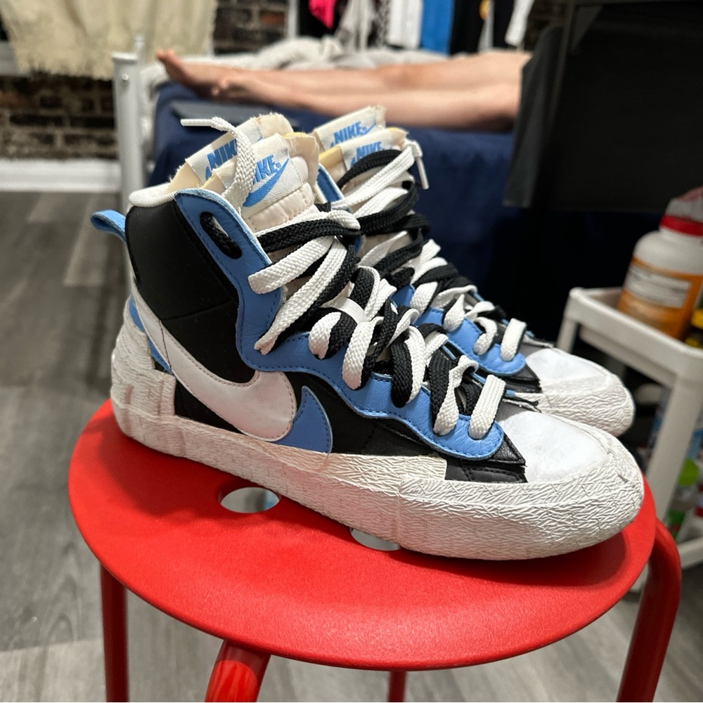 Size 6.5 - Nike sacai x Blazer Mid Black Blue